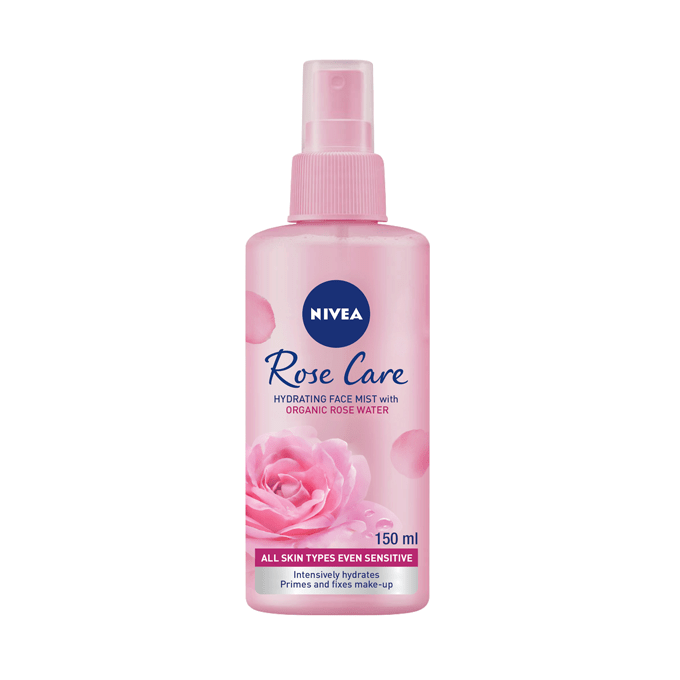 NIVEA, Facial Moisturizing Mist, with Organic Rose Water, 150ml
