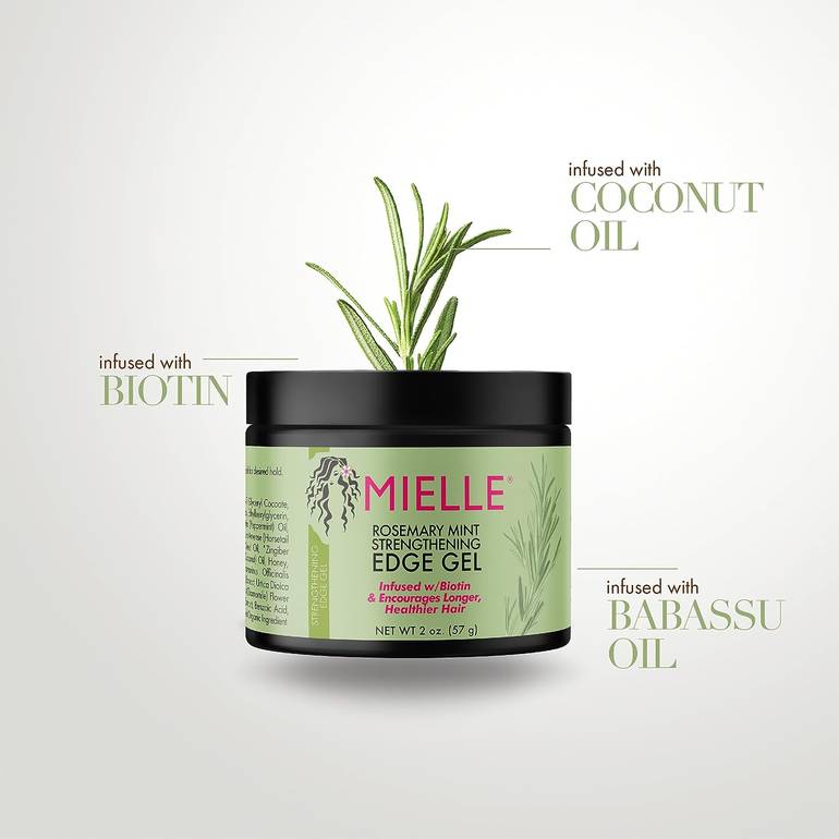 Mielle Organics Styling and Strengthening Gel with Rosemary, Mint and Biotin