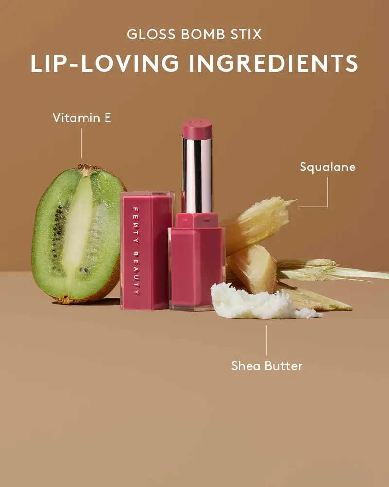 Fenty Beauty, Glossy Lip Shine Stick – Multiple Shades