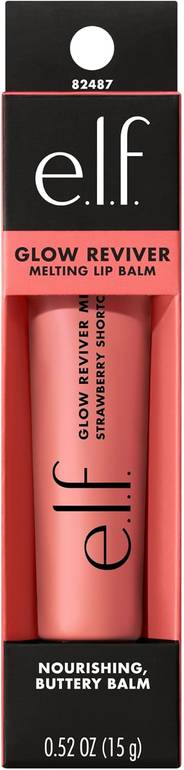 ELF, Tinted Lip Balm, Glow Reviver, Strawberry Shortcake