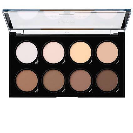 NYX Highlighter & Contour Pro Palette 8 Colors