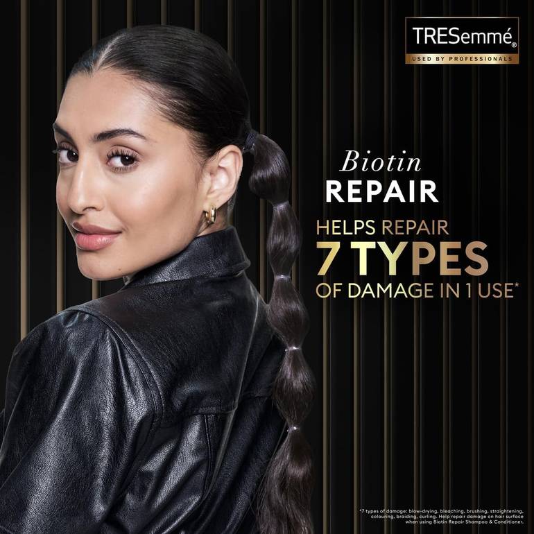 TRESemmé Damage Repair Shampoo with Biotin Repair, 400ml