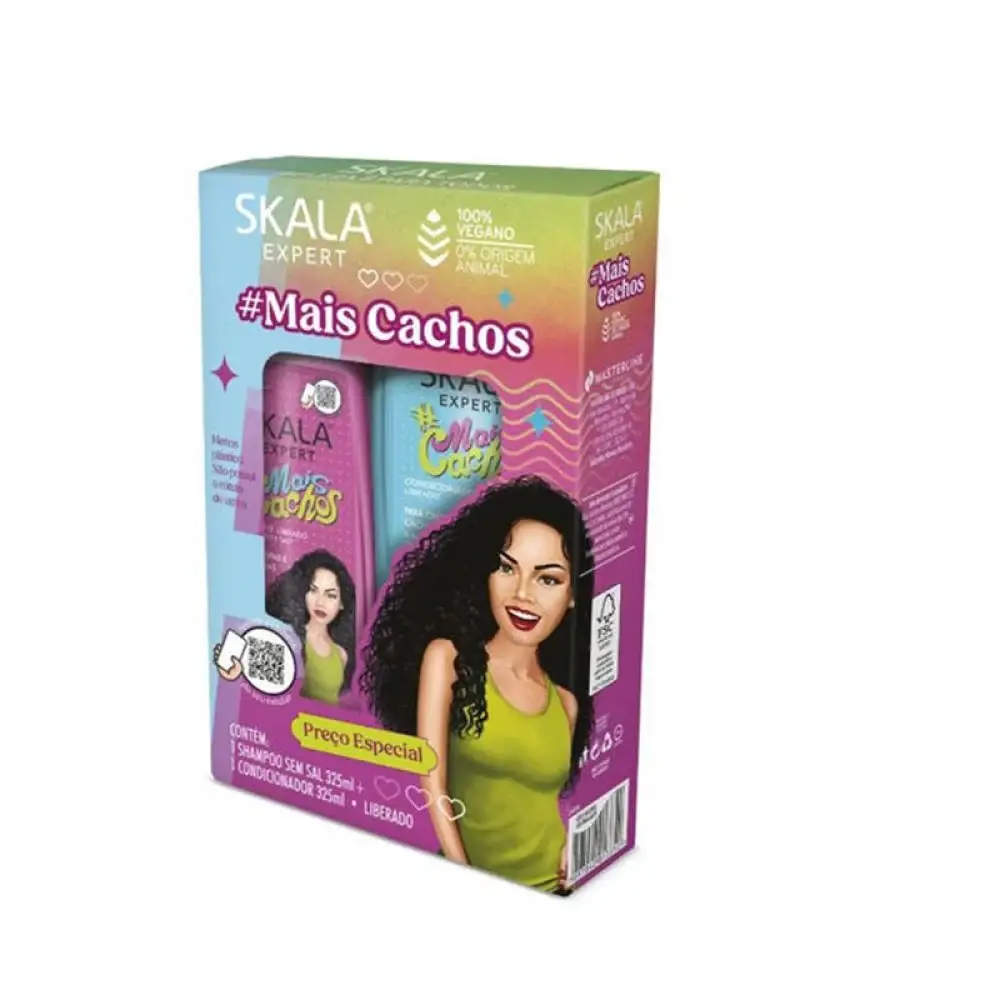 Scala Expert, Miss Cashews Shampoo and Conditioner Set, with Depanthenol and Shea Butter