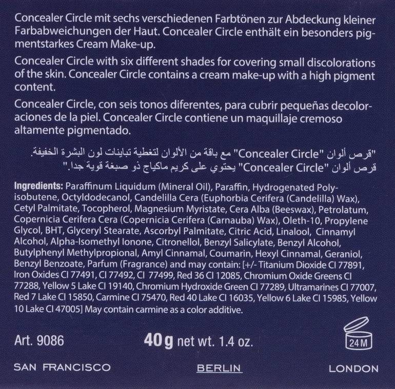 Kryolan, creamy concealer, hexagonal, - ksa