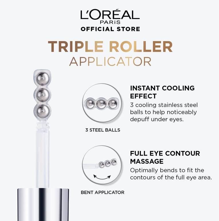 L'Oréal, Eye Serum, with Hyaluronic Acid, 20 ml