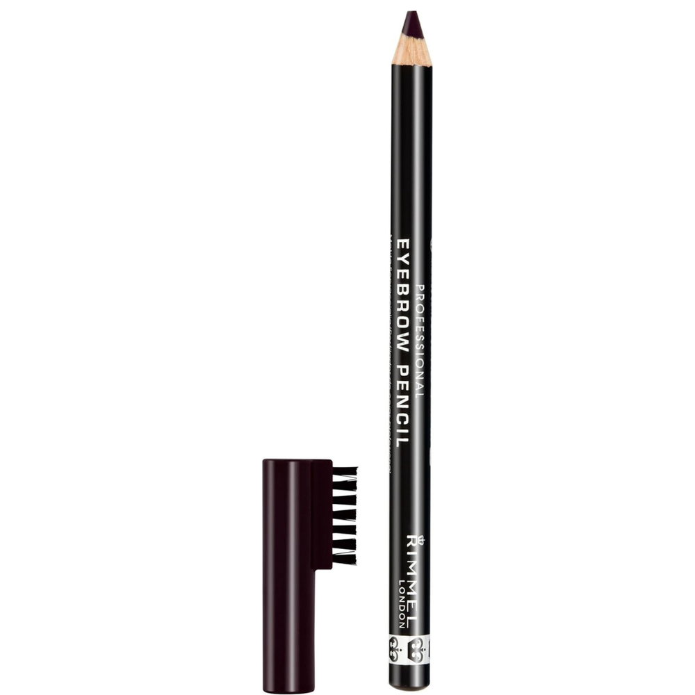 Rimmel, Brow This Way Eyebrow Pencil - 004 Black Brown