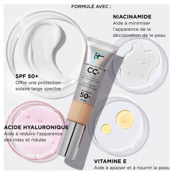 IT Cosmetics, CC Cream, SPF 50+, - Light Medium