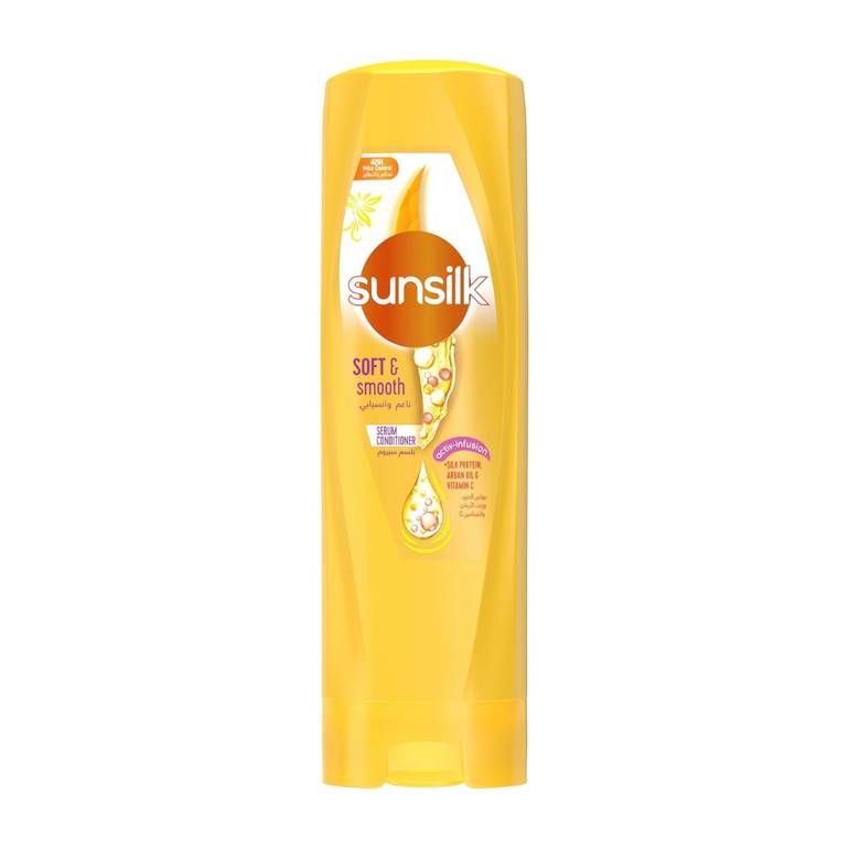 Sunsilk, Serum Conditioner, Soft & Smooth Hair, 340ml