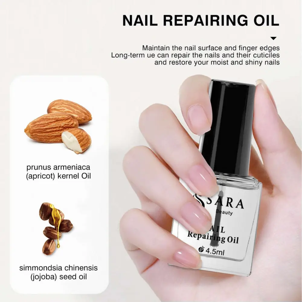 SARA, Beauty, oil, strengthening, nails, with biotin 2×1