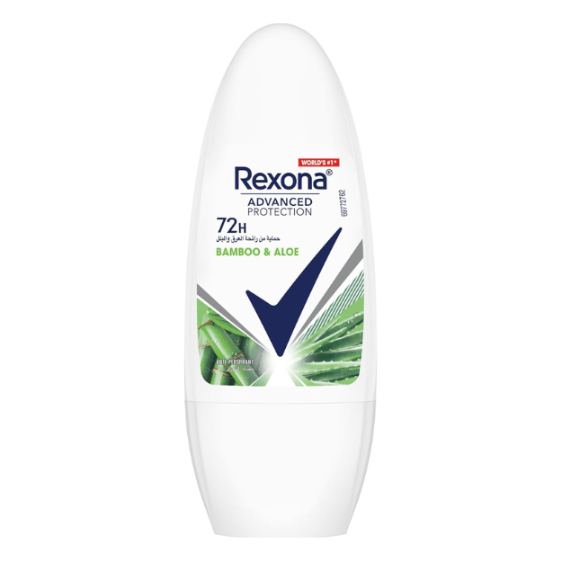 Rexona, Roll-On Deodorant, Bamboo & Aloe Vera, 72-Hour Protection, 50ml
