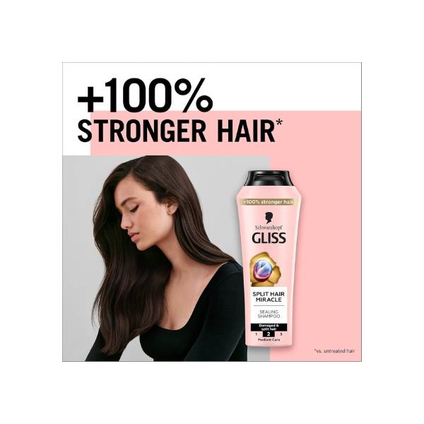 Schwarzkopf, Gliss Miracle Shampoo for Brittle Hair, 400ml