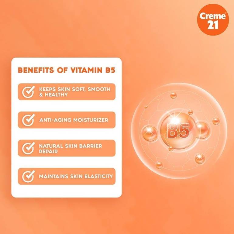 Cream 21, Instant Radiance Body Lotion, B5 + Vitamin C -250ml