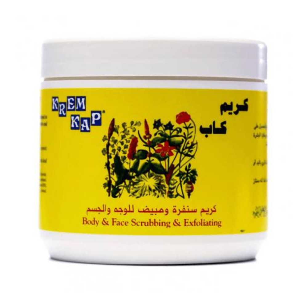 KREEM KAP, Scrub and Whitening Cream, for Face and Body, - 500g