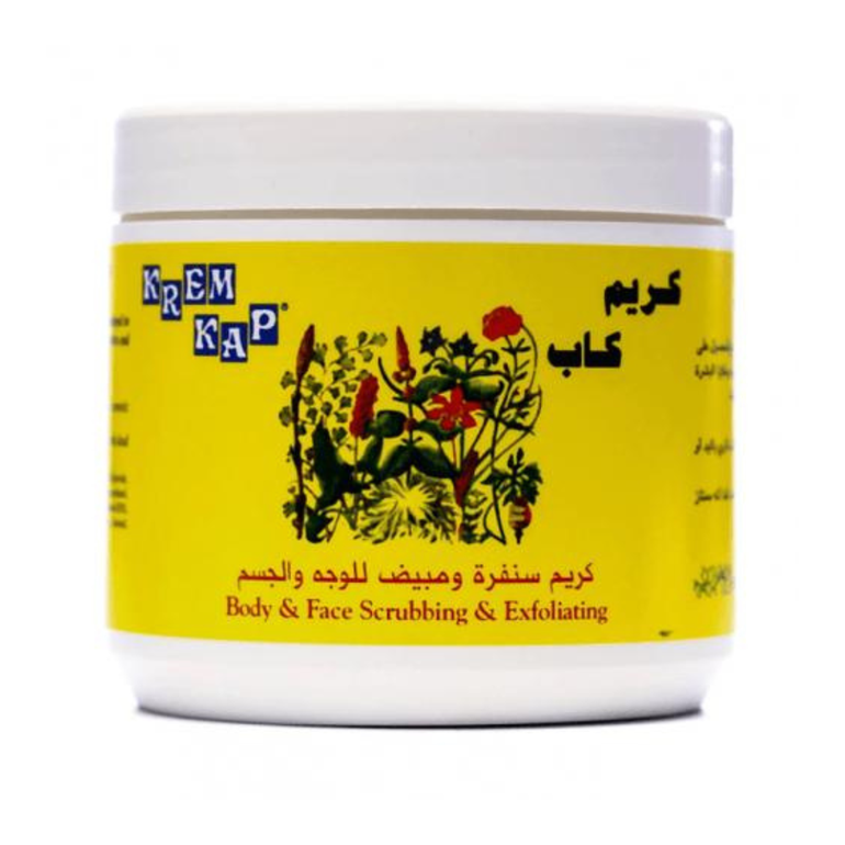 KREEM KAP, Scrub and Whitening Cream, for Face and Body, - 500g