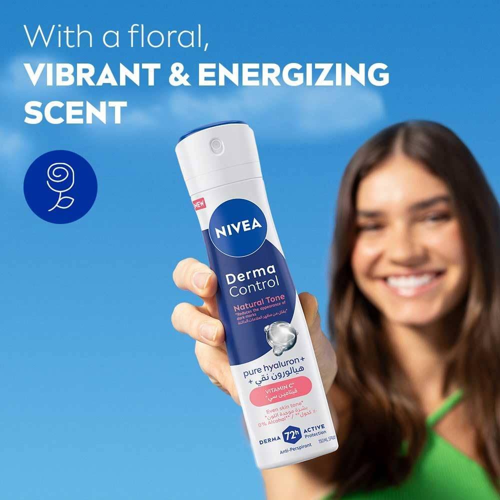 NIVEA, Deodorant Spray, Natural Tone, with Vitamin C, 150ml
