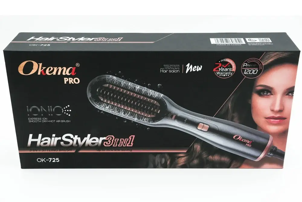 Okima, hair dryer, hair straightener, ok725