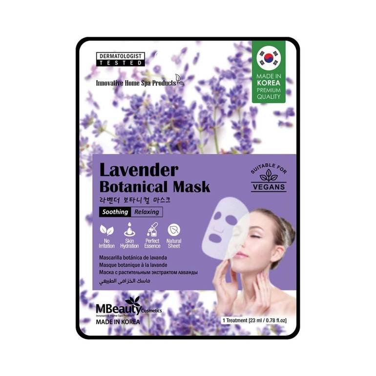MBeauty, mask, natural lavender