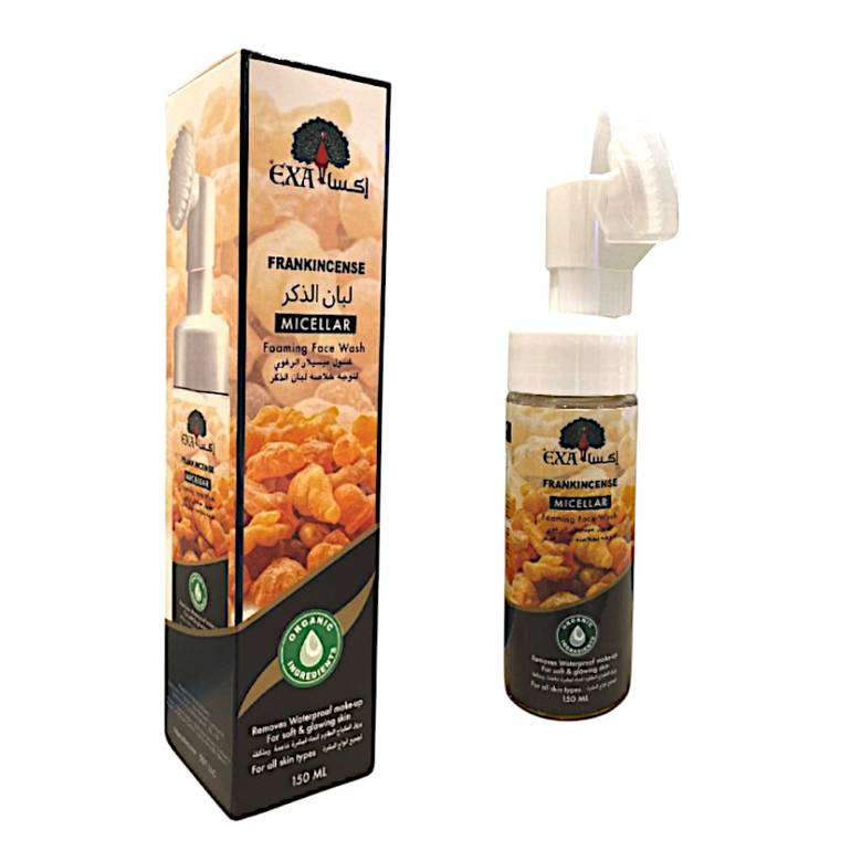 exa, Foaming Facial Cleanser, Frankincense – 150 ml