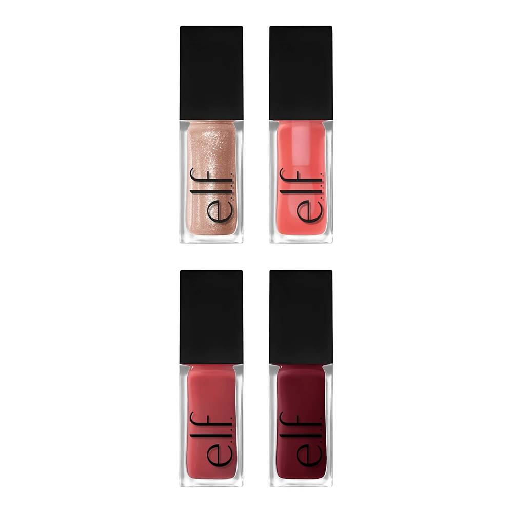 elf, Glow Reviver Lip Oil Kit, Quad Goals