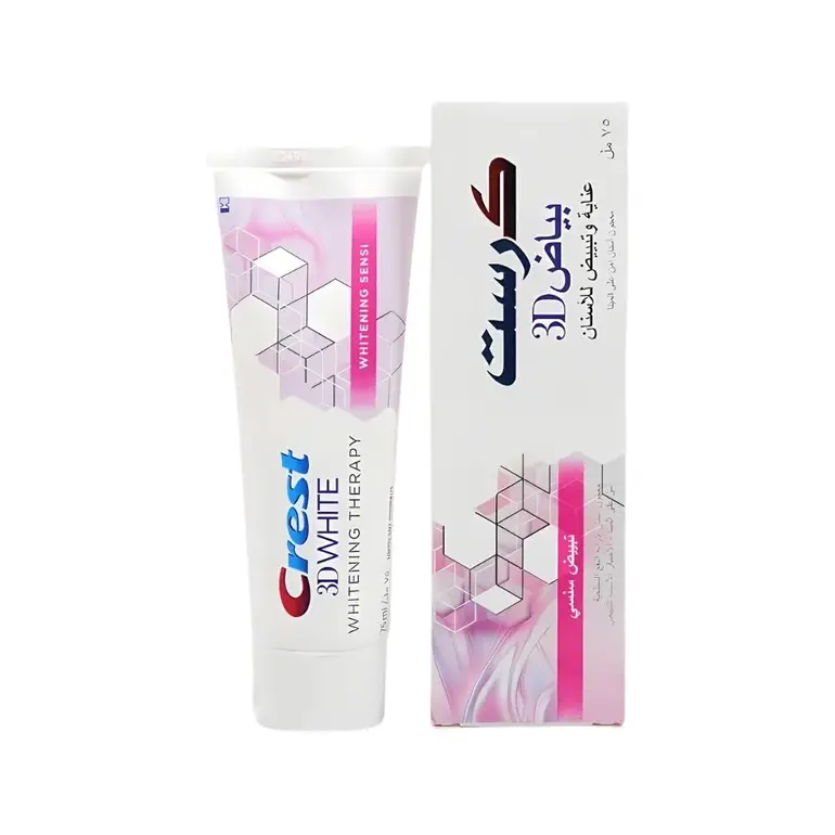 Crest, 3D White, Sensitive, Whitening sensi, Toothpaste - 75 ml