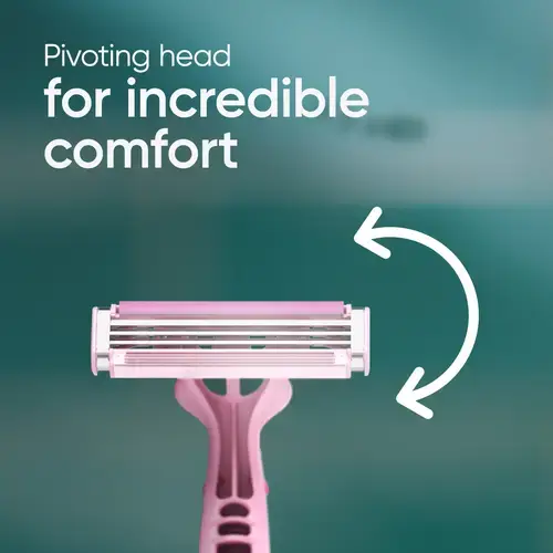 Gillette, Sambly Venus Blades, Pink, 3-blade, - 5pcs