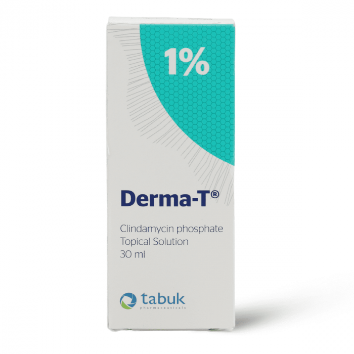 Derma-T, Topical Solution, for Acne, 1% - 30ml