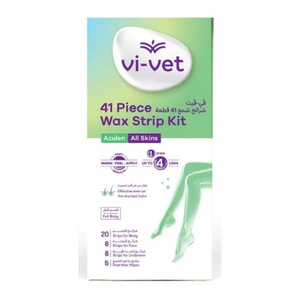 في فيت, شرائح شمع للإزالة الشعر, لكل البشرات, -41حبة