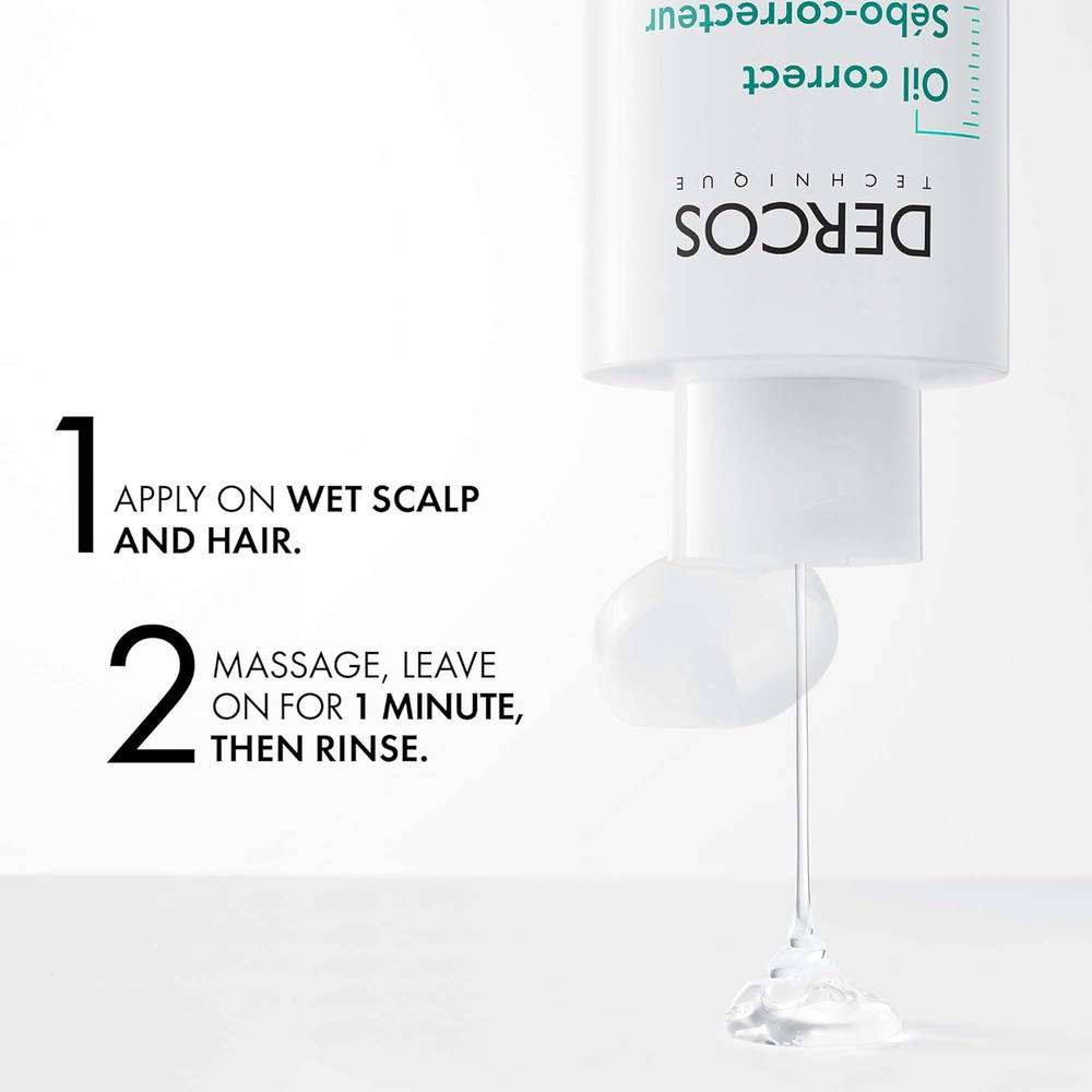 Vichy, Dercos Oil Control Shampoo, for Oily Skin, 200ml