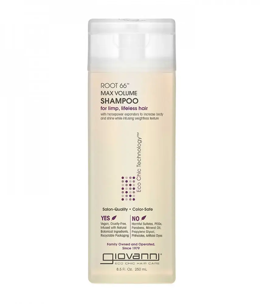 Giovanni Eco Chic Root 66 Max Volume Shampoo for fragile and lifeless hair
