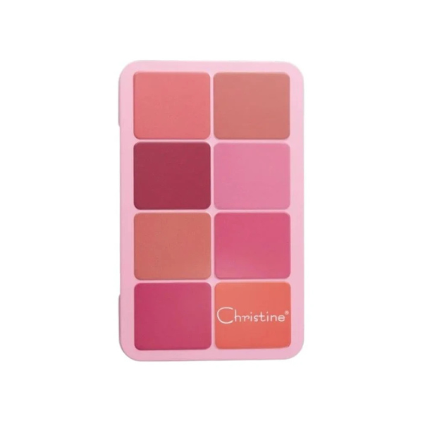 Christine, Contour & Blush Palette, - 8 Shades