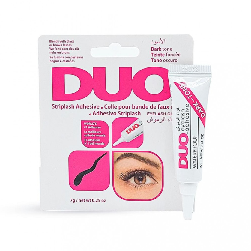 DUO, Eyelash Glue Adhesive, Black-Pink Juice