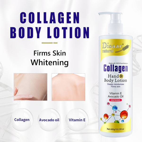 Disaar Collagen and Avocado Oil Moisturizing and Whitening Cream for hands and body