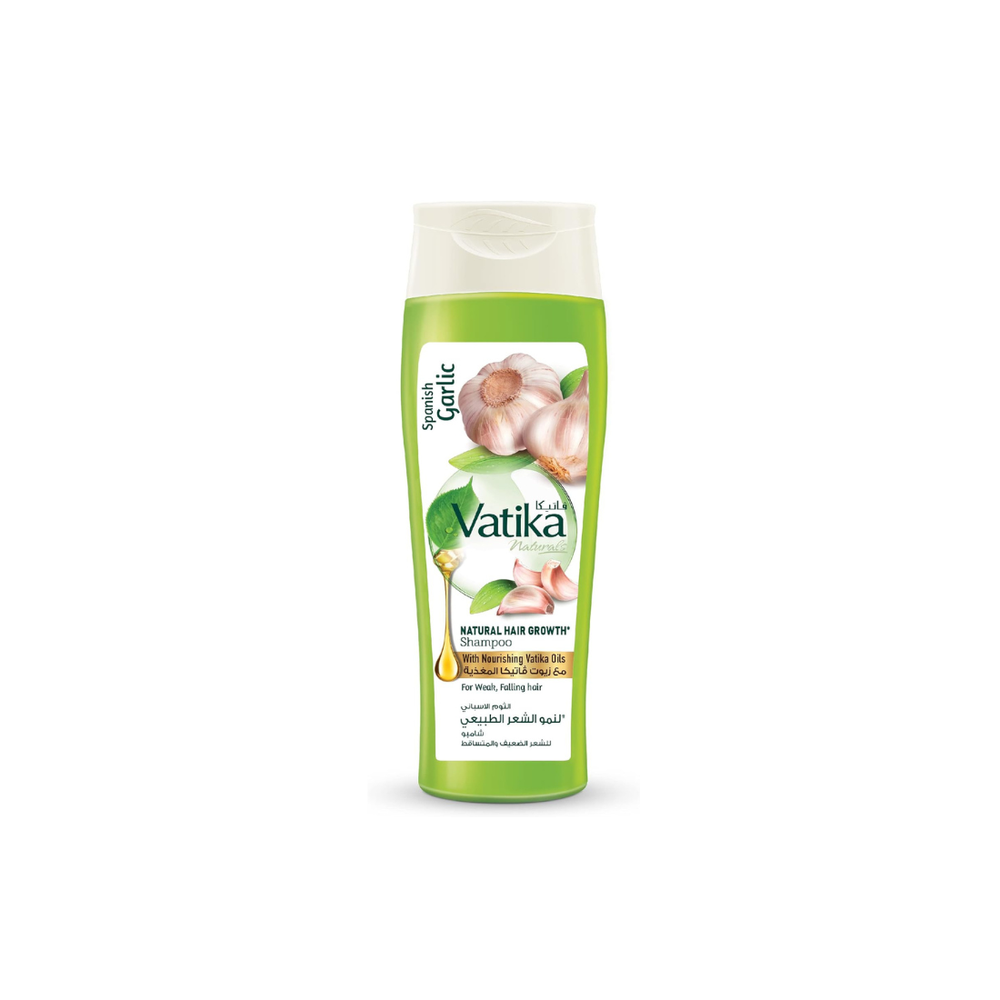 Vatika, Garlic Shampoo, for Natural Hair Growth, - 400ml