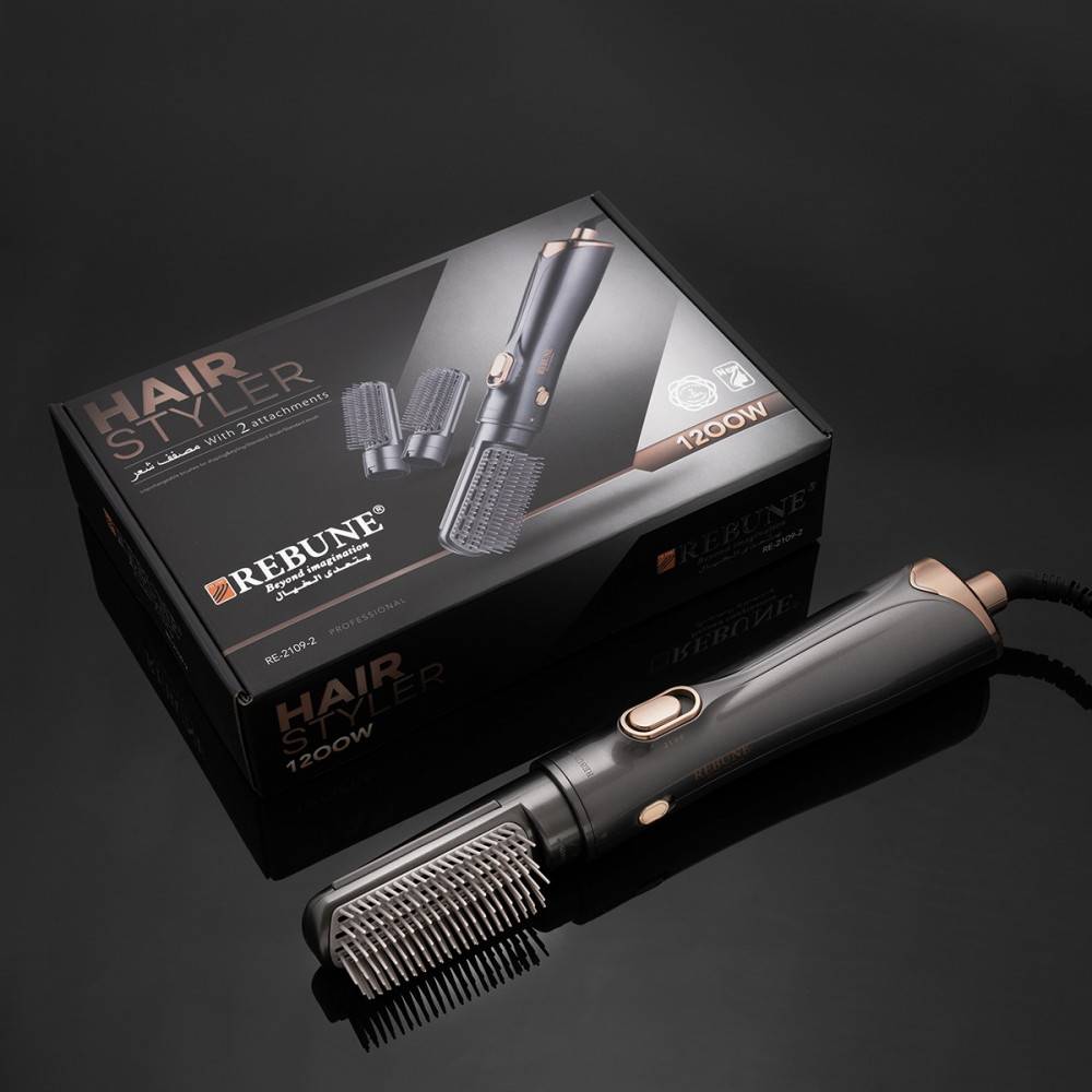 Rebune hair styler consisting of two brushes re2109-2