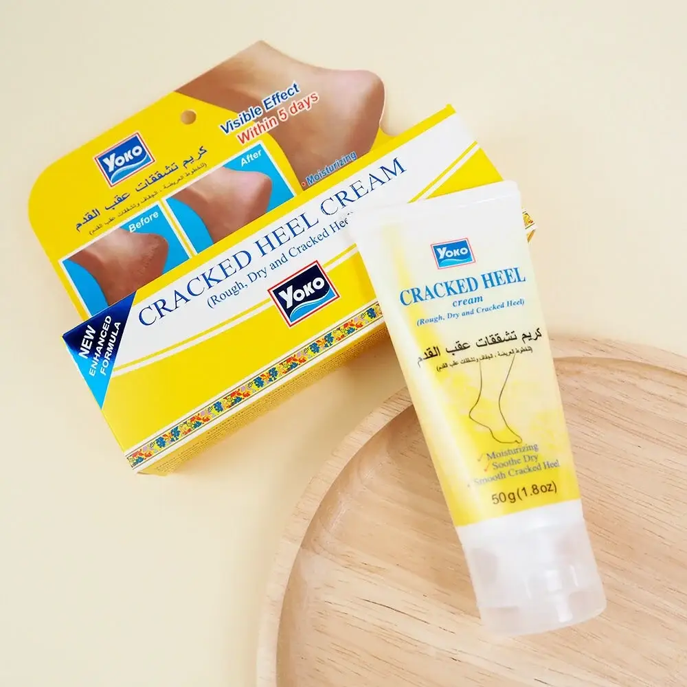 Yoko, Moisturizing Cream for Cracked Heels, 50g