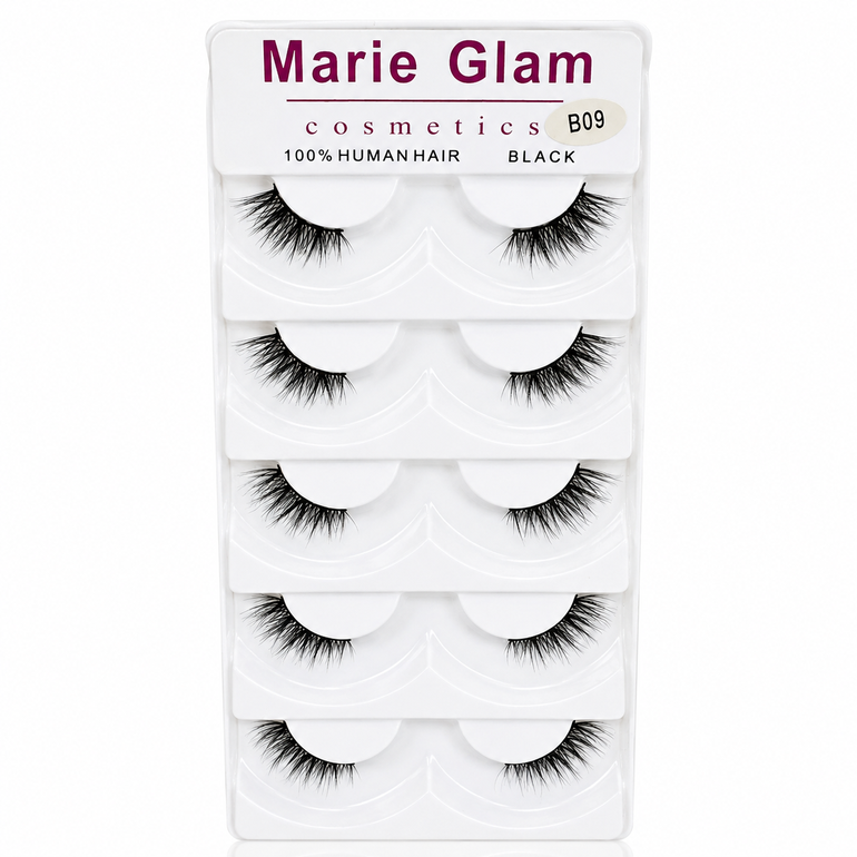 Marie Glam, 5-in-1 Multi-Style False Eyelashes 