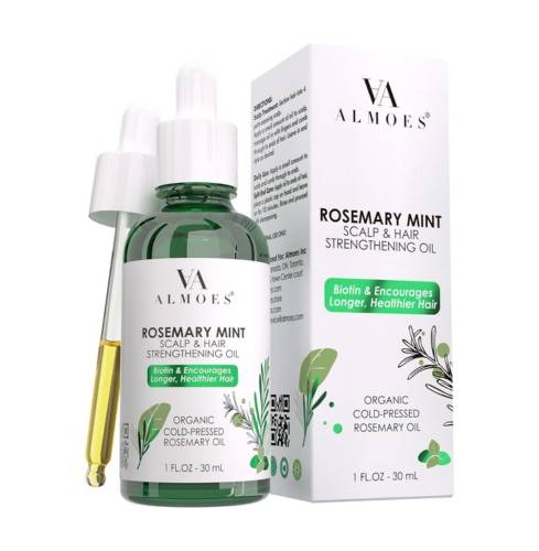 Almoes, Hair Strengthening Oil, Rosemary and Mint Oil, - 30 ml