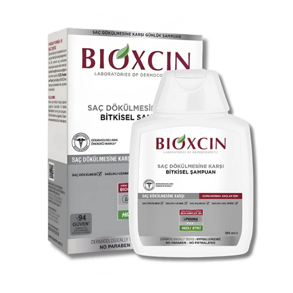 Bioxcin Anti-Hair Loss Herbal Shampoo for Normal/Dry Hair - 300 ml