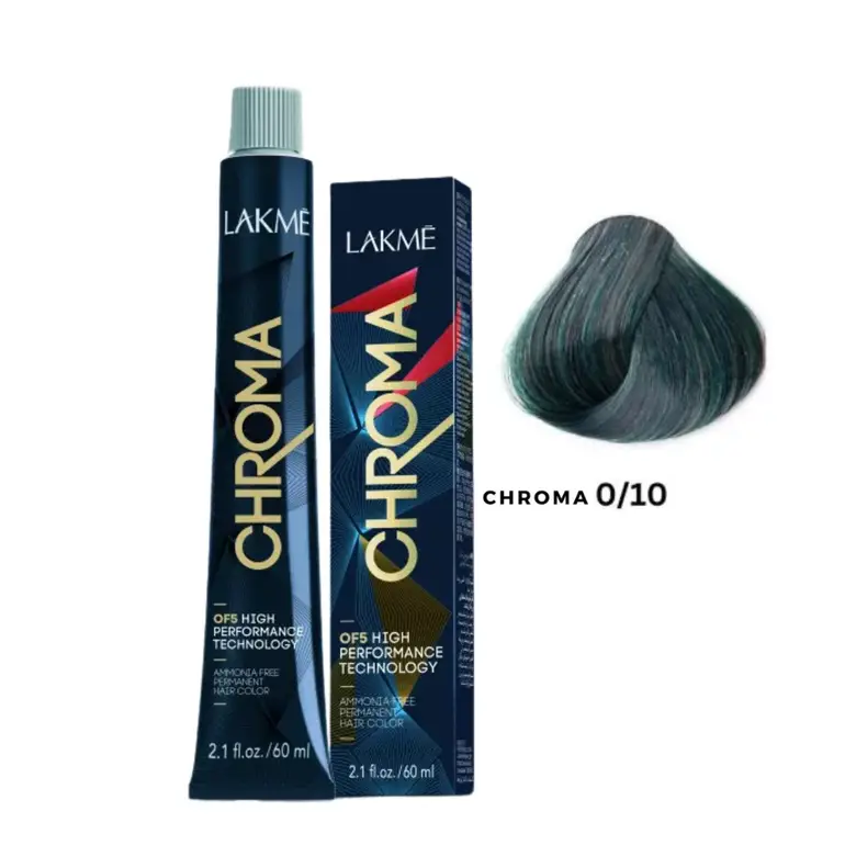 Lakme, Hair Dye, Chroma, - 0/10 Green