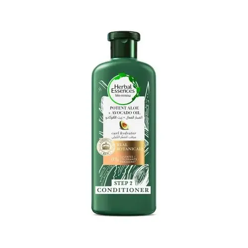 Herbal Essences Curly Hair Conditioner, Aloe Vera + Avocado Oil - 400ml