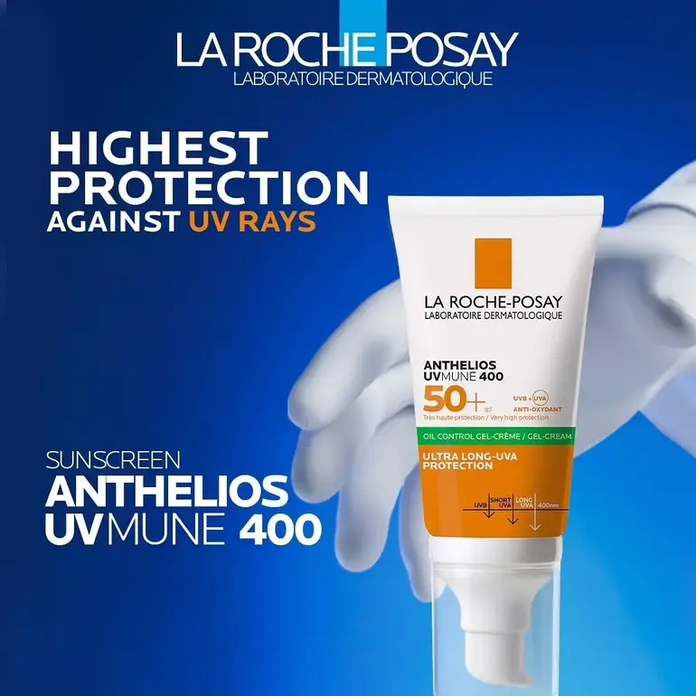 لاروش بوزيه, جل كريم واقي شمس, للوجه, انثيليوس 400-SPF50+