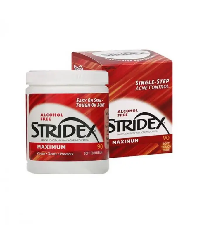 Stridex, Cotton Swabs, Maximum, Acne Care, - 90 Pads