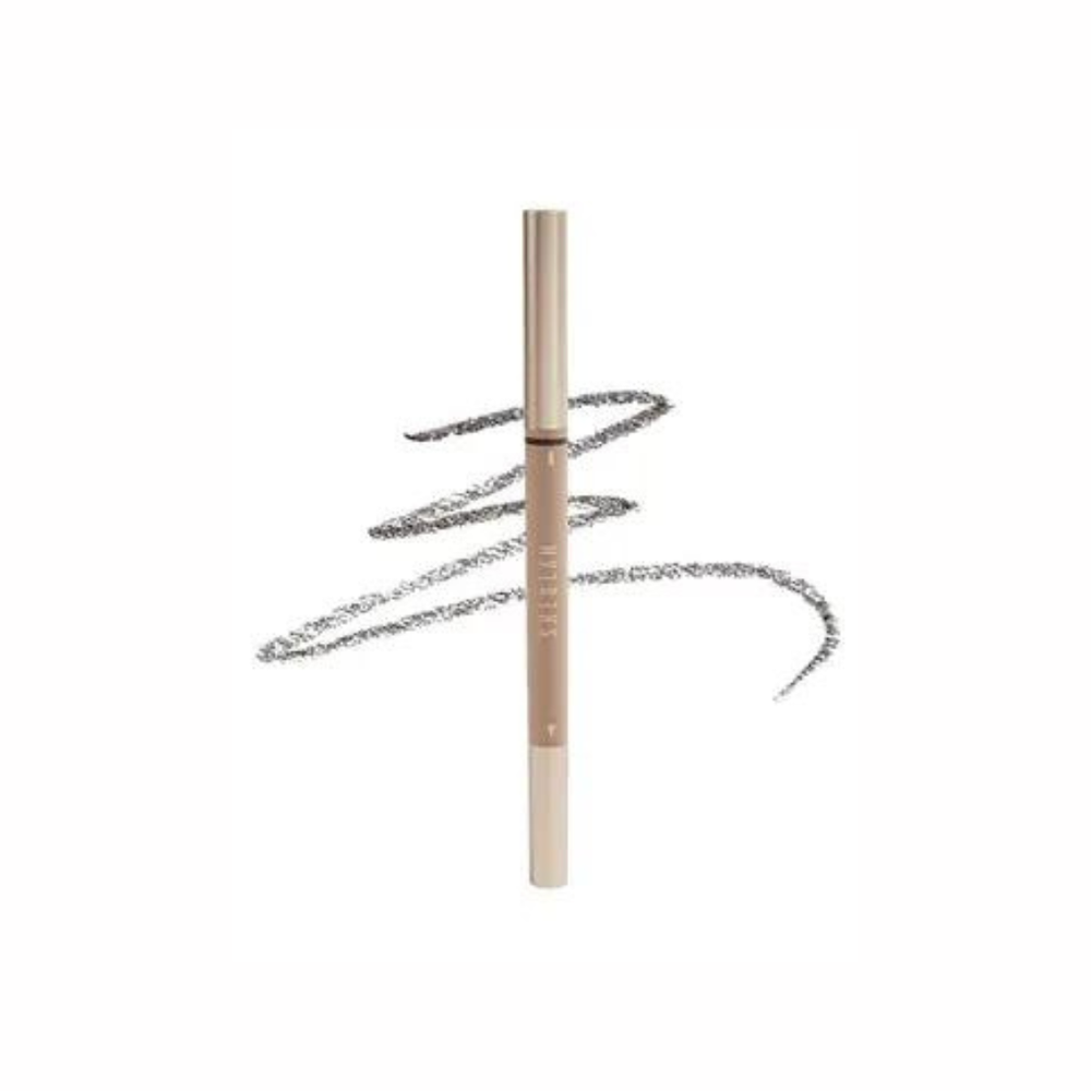 Shiglam, Eyebrow Pencil, 2x1 Creamy, Matte, - Chocolate