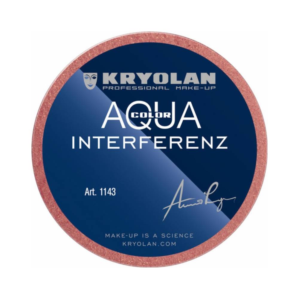 Kryolan, Water Eyeshadow, Aqua Color Interferenz, RY