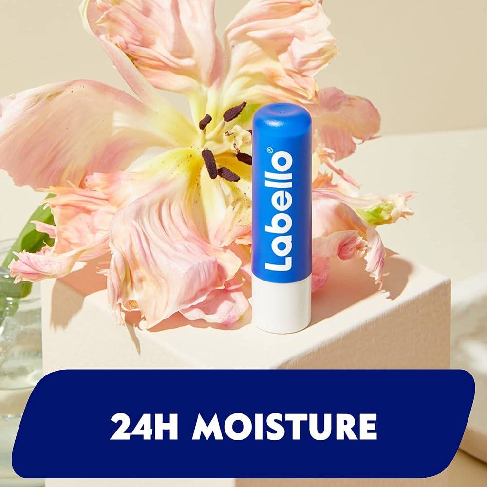 Labello, moisturizing lip balm, with natural oils,