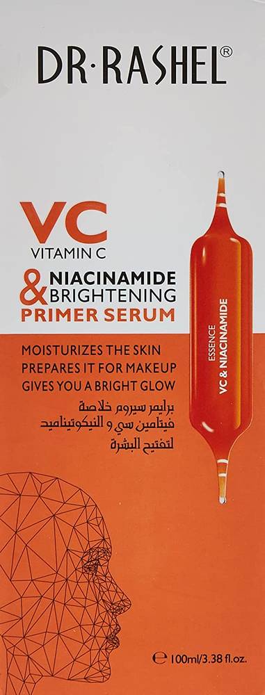 Dr. Rachel, Primer Serum, Vitamin C and Nicotinamide, Skin Brightening Primer