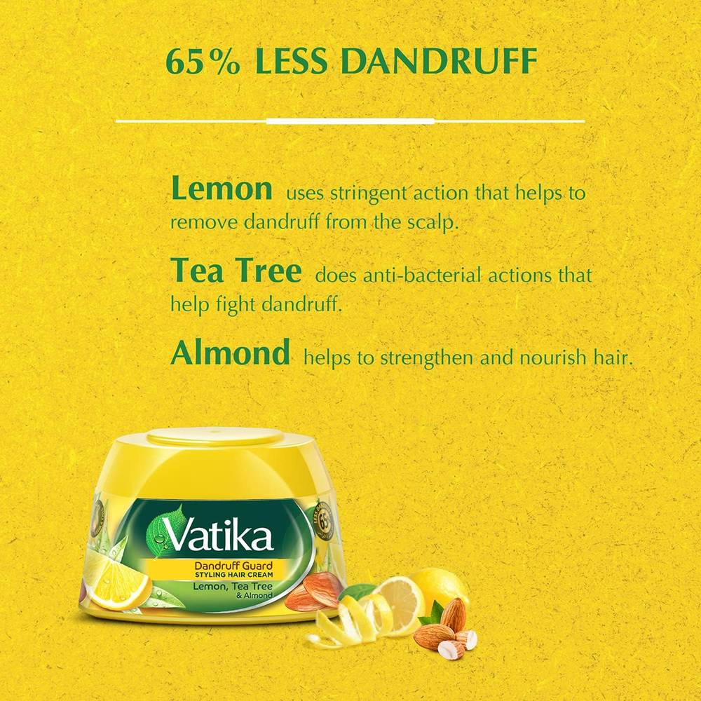 Vatika, Hair Cream, Anti-Dandruff, with Lemon and Tea Tree