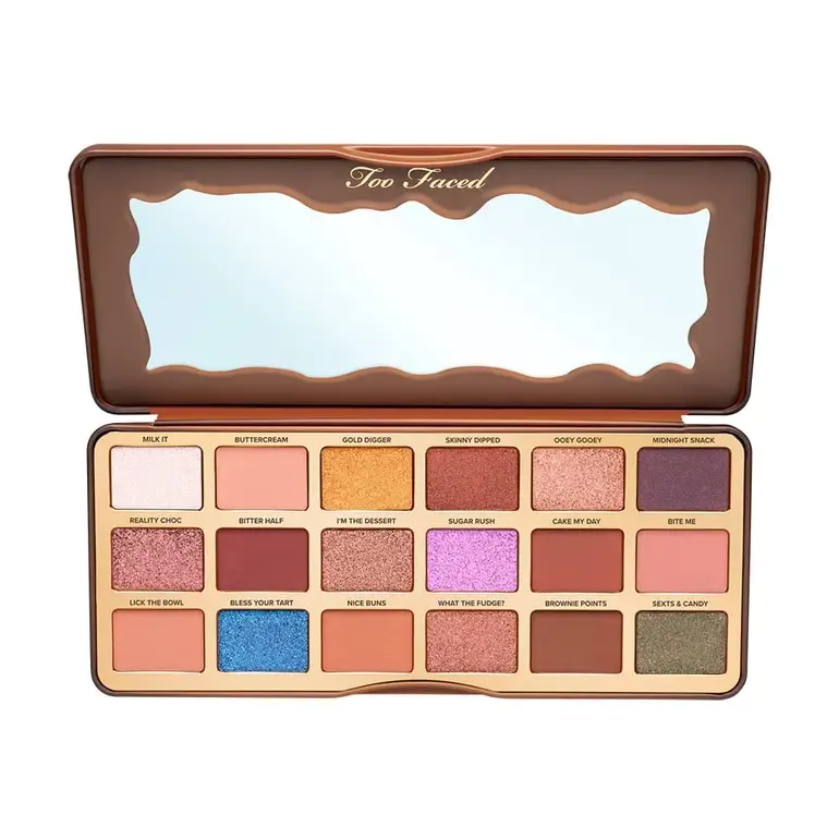 Too Faced, Better Than Chocolate Eyeshadow Palette, 18 Colors