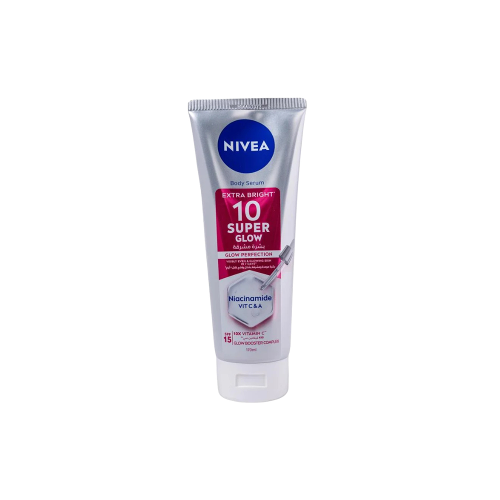 NIVEA Body Serum, Extra Brightening, 10 super Glow, 170ml