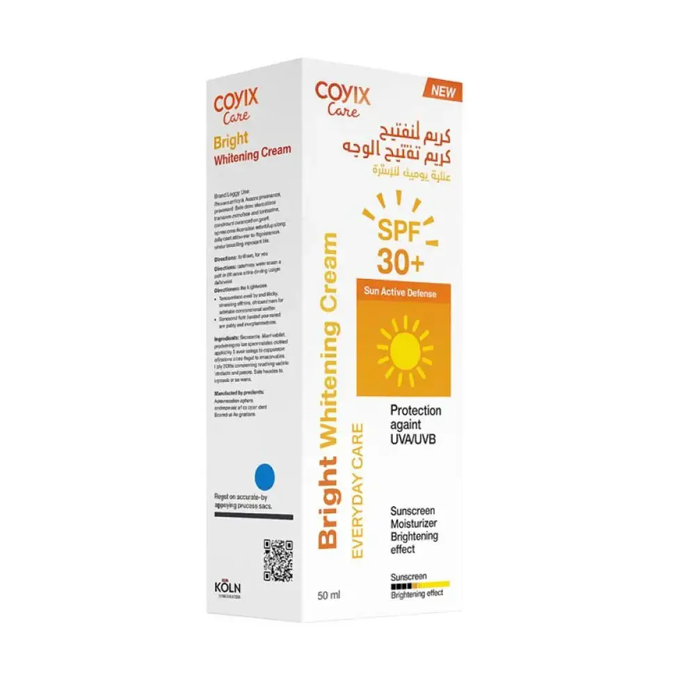 كوفكس, كريم برايت للتفتيح, معا spf30+